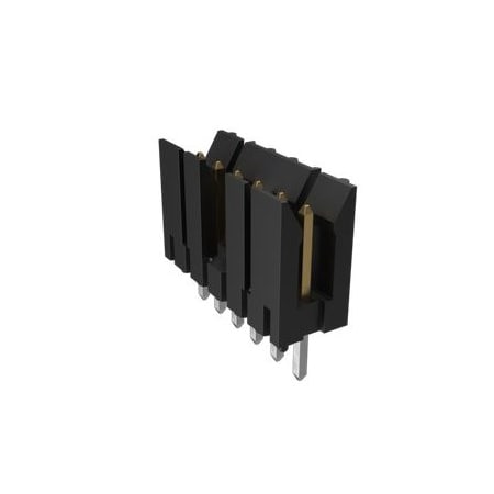 Fci Board Connector, 3 Contact(S), 1 Row(S), Male, Straight, 0.1 Inch Pitch, Solder Terminal, Latch, 69167-103HLF